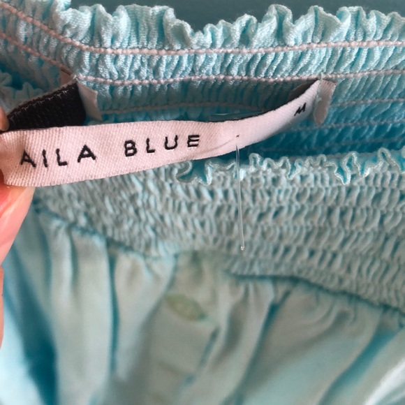 NEW! Aila Blue Gypsy Mini Dress - Picture 8 of 16